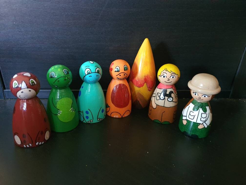 Chunky dinosaur and ranger set