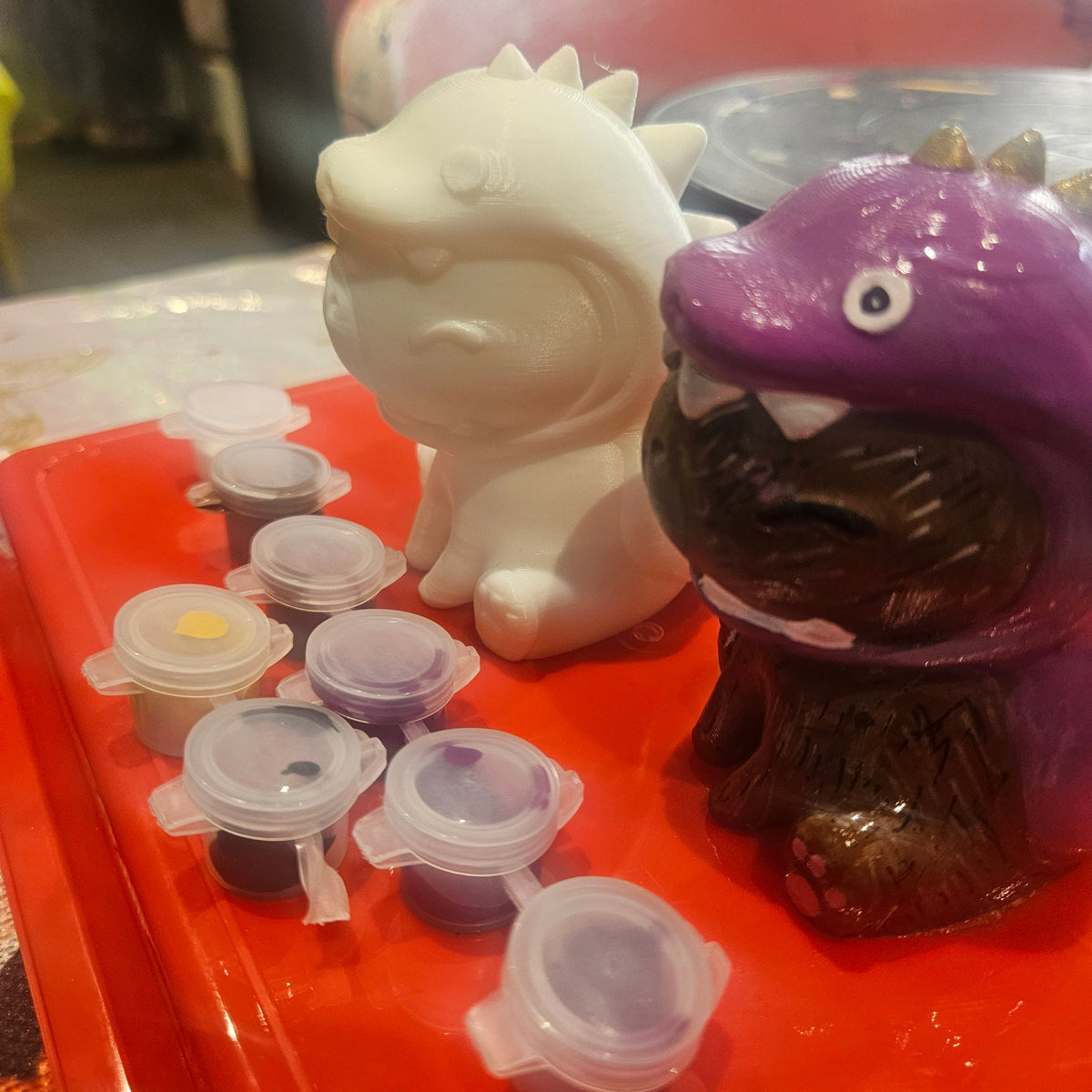 Paint your own 3D Printed Dinosaur Cabybara