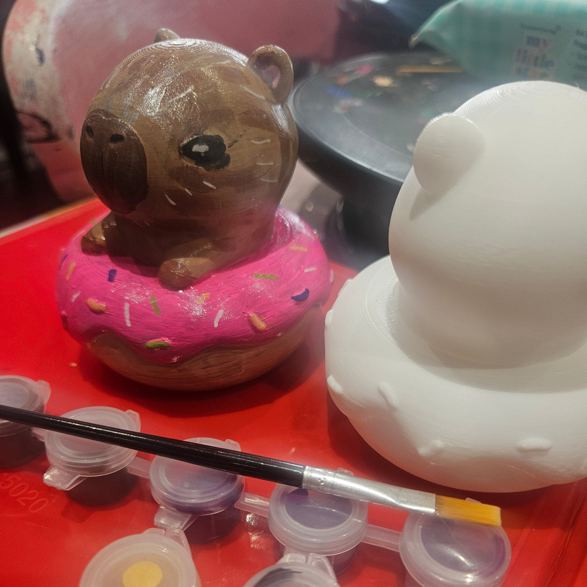 Paint Your Own Donut Cabybara 3D Printed Kit