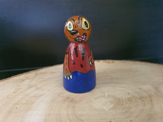Werewolf peg doll