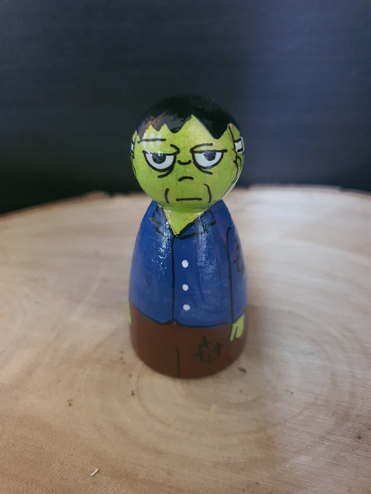 Frankenstein peg doll