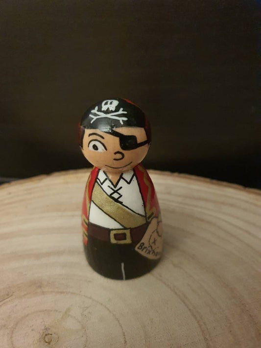Brixham pirate peg doll