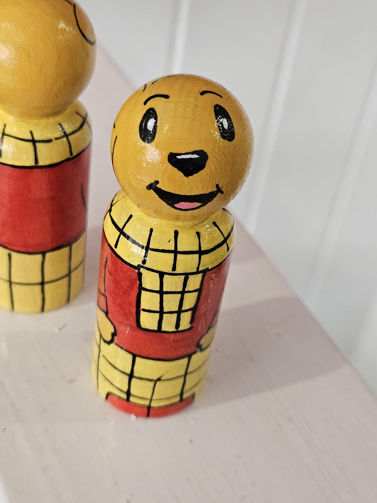 Rupert the bear peg doll