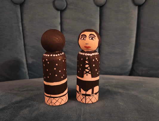 Handpainted Frank n Furter Peg Doll - Rocky Horror Gift (9cm)