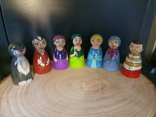 Cinderella pegdoll set