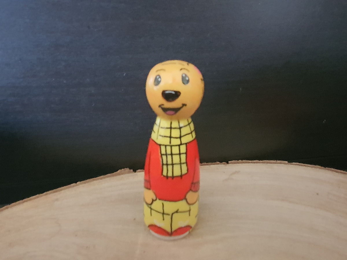 Rupert the bear peg doll