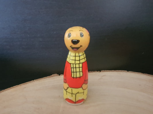Rupert the bear peg doll