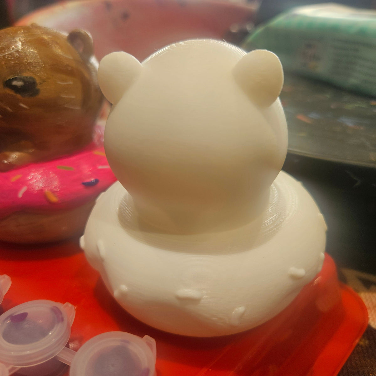 Paint Your Own Donut Cabybara 3D Printed Kit