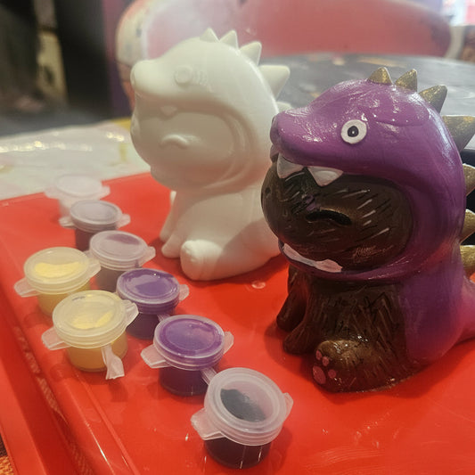 Paint your own 3D Printed Dinosaur Cabybara