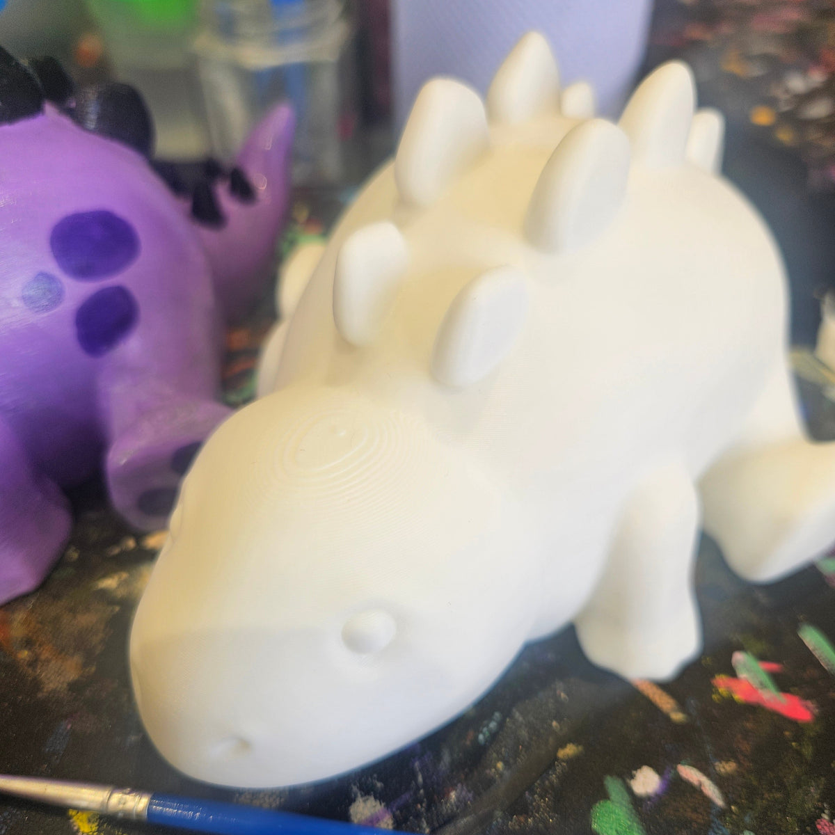 Tired Dinosaur Painting Kit - 3D Printed