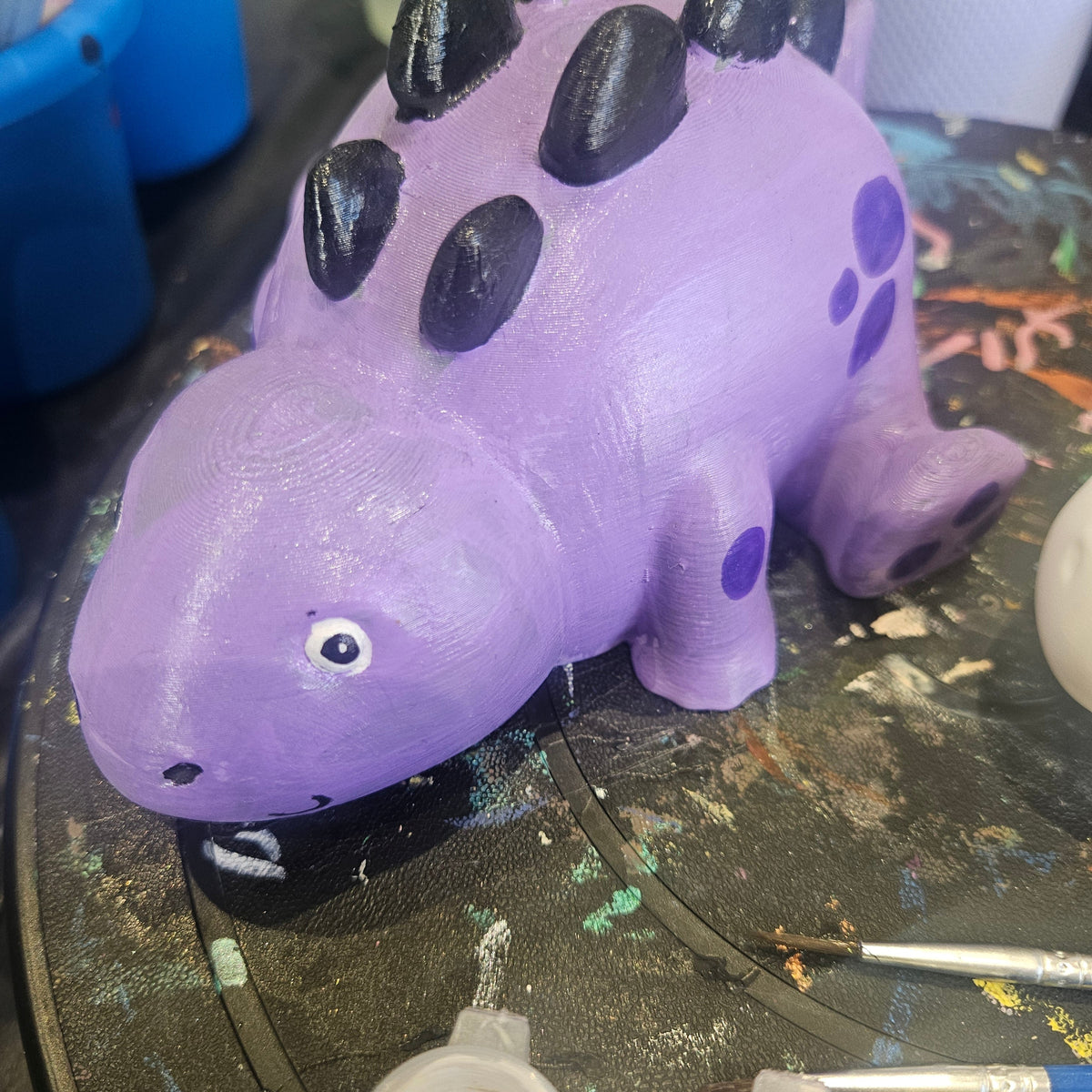 Tired Dinosaur Painting Kit - 3D Printed