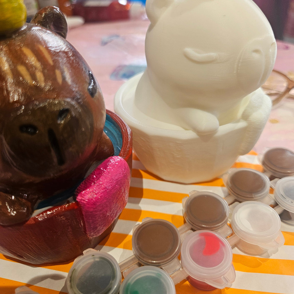 Bathing Cabybara Painting Kit - 3D Printed