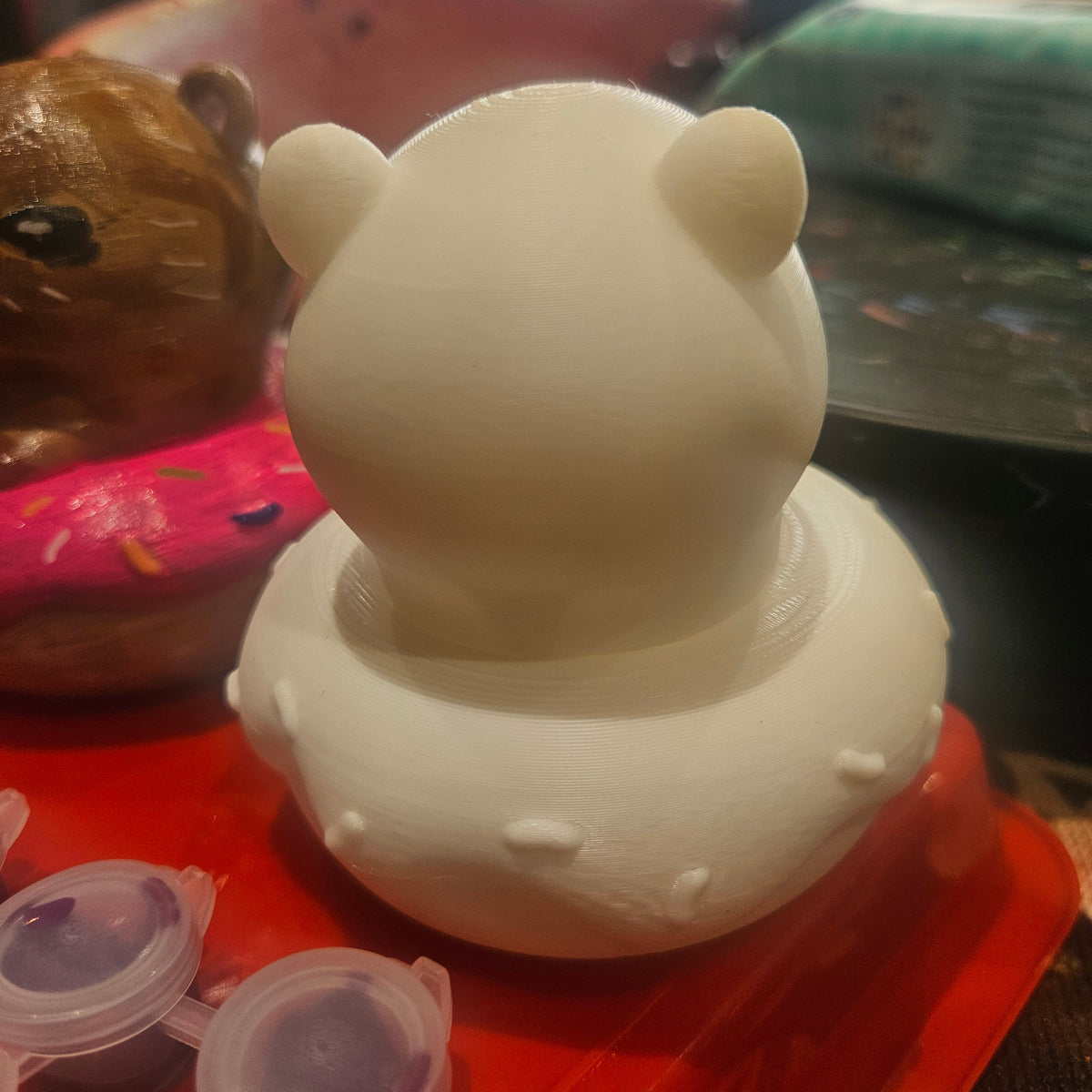 Paint Your Own Donut Cabybara 3D Printed Kit