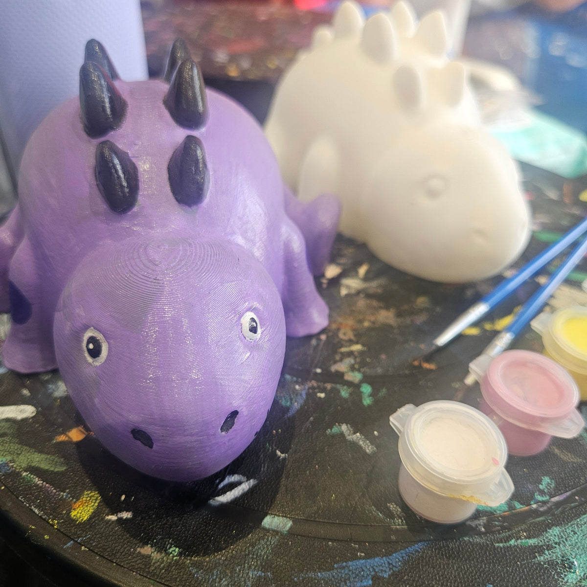 Tired Dinosaur Painting Kit - 3D Printed